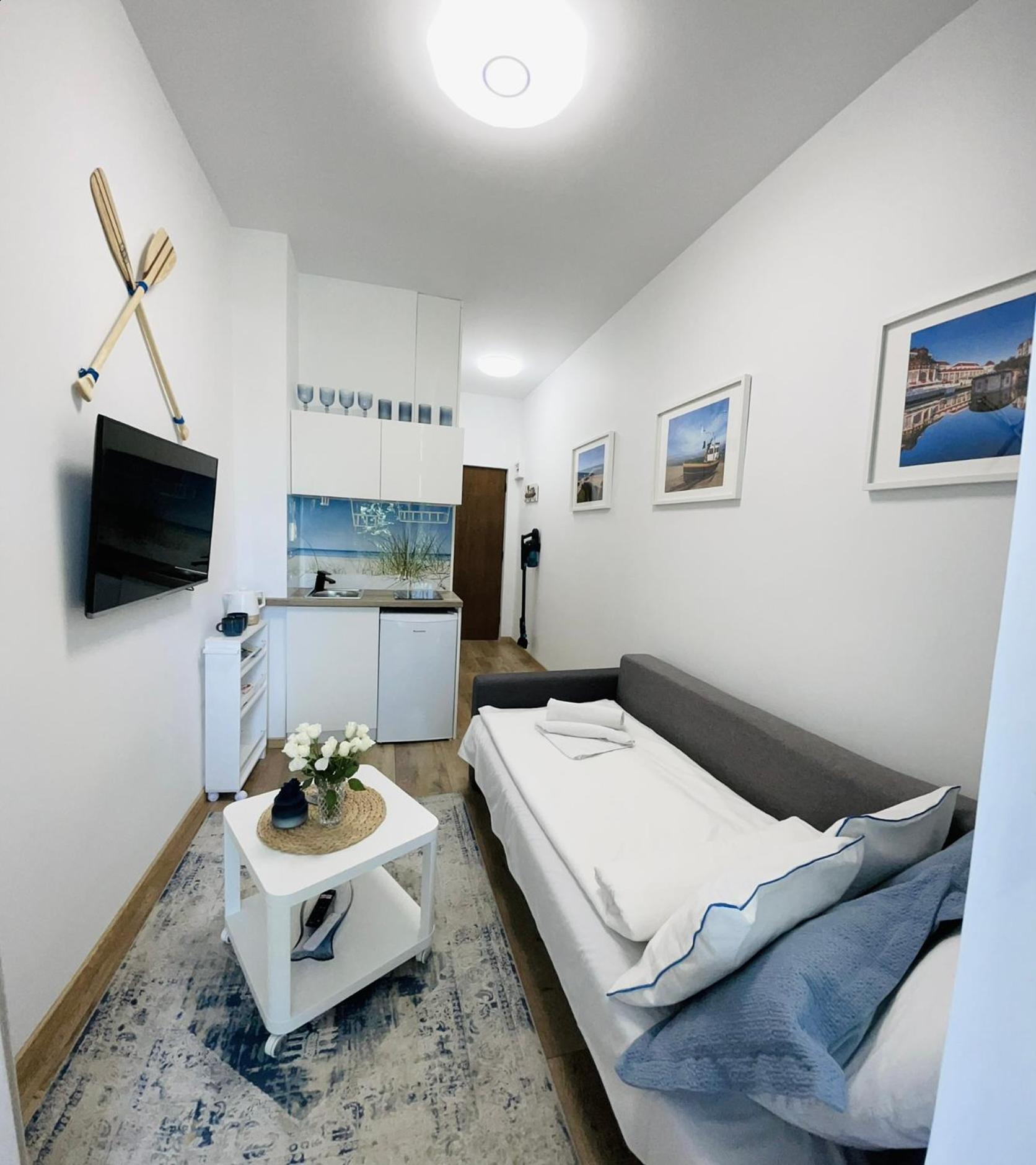 Mini Chrobrego Przy Plazy Z Loggia Apartman Sopot Kültér fotó